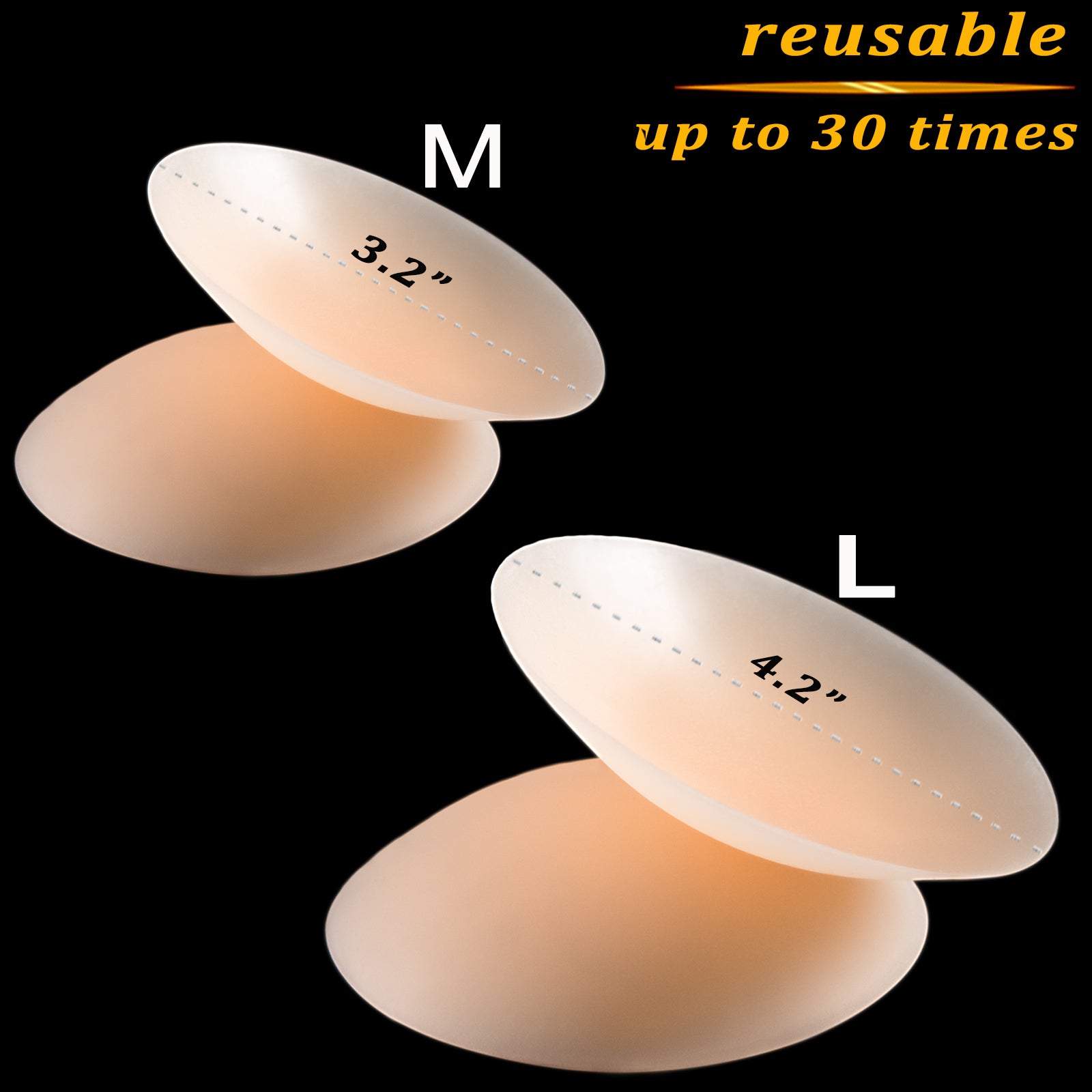 PRETTYWELL Nipple Covers no Show for Women, Waterproof Adhesive Pasties Nipple Cover, Reusable Petals Nipple Cover Silicone Ultra Thin Nipple Pasties Nude